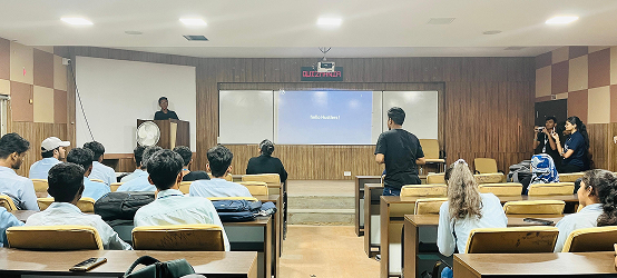 Classroom with students