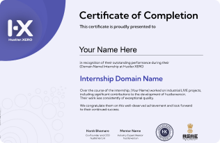 Certificate of completion