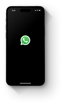 WhatsApp on a phone